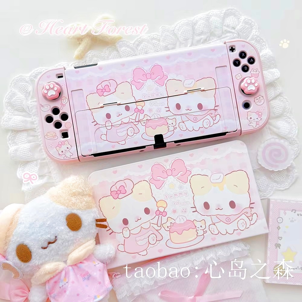 Gaming Console Japan - Cotton Candy Cat Cute Switch2 Oled