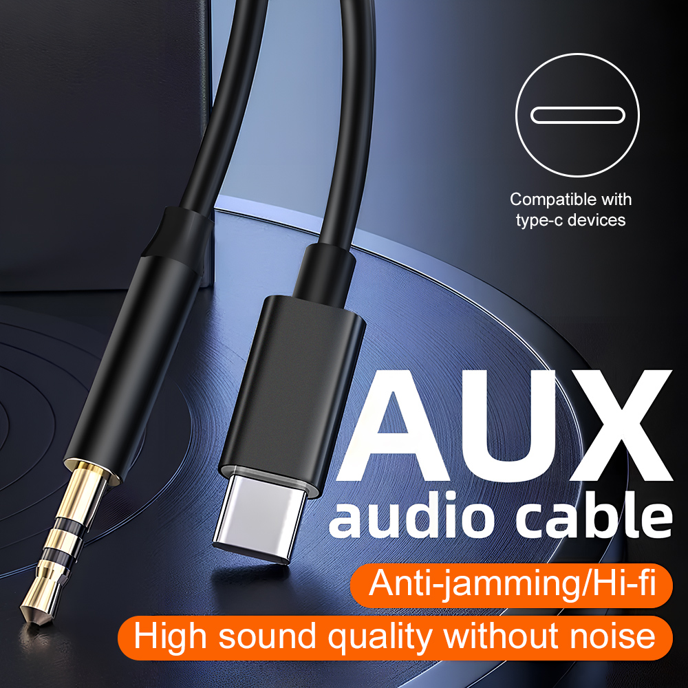 Gaming Console Brands - Type-C to 3.5mm AUX Audio Cable