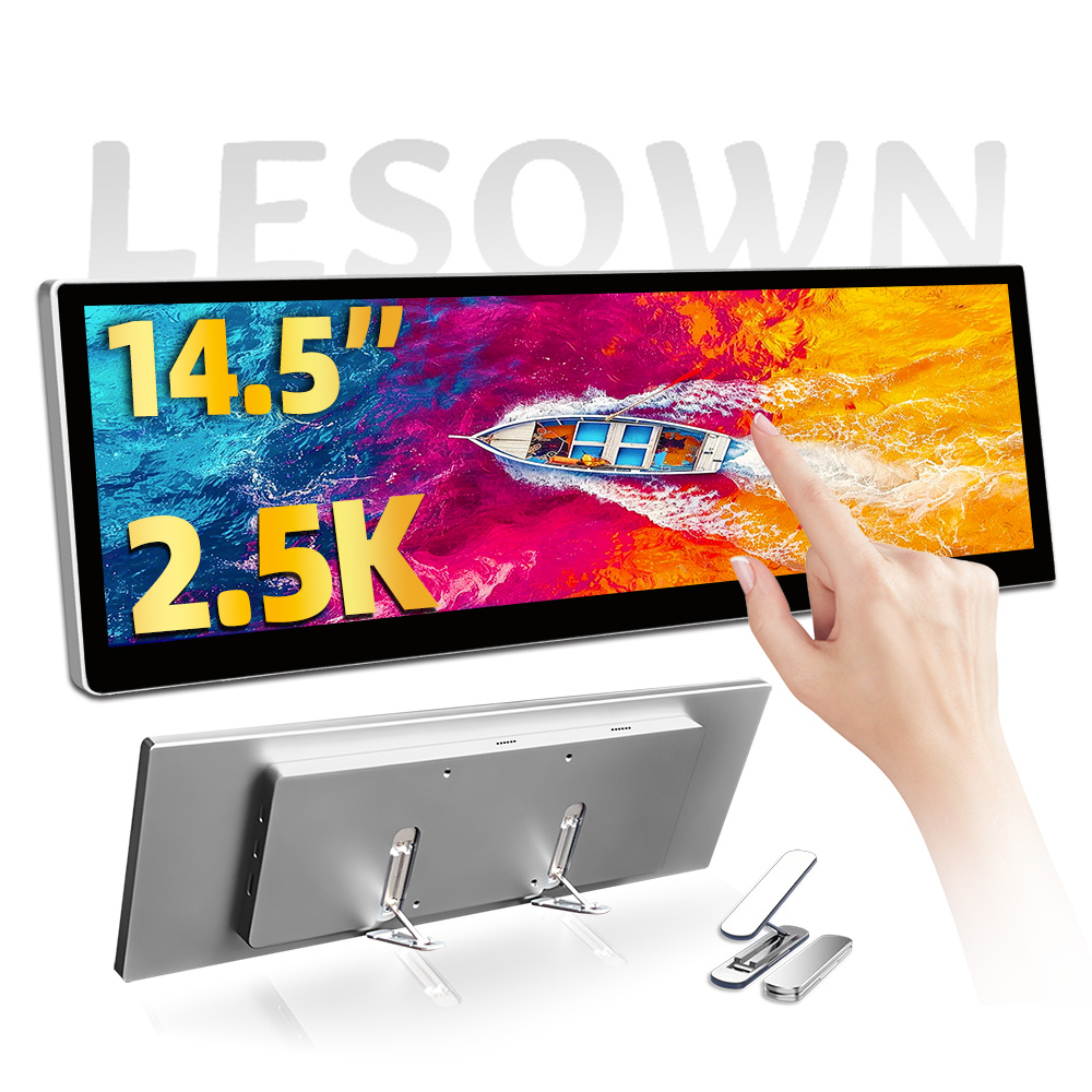 Gaming Console And Monitor - LESOWN 2.5K Bar Monitor 14.5 Inch