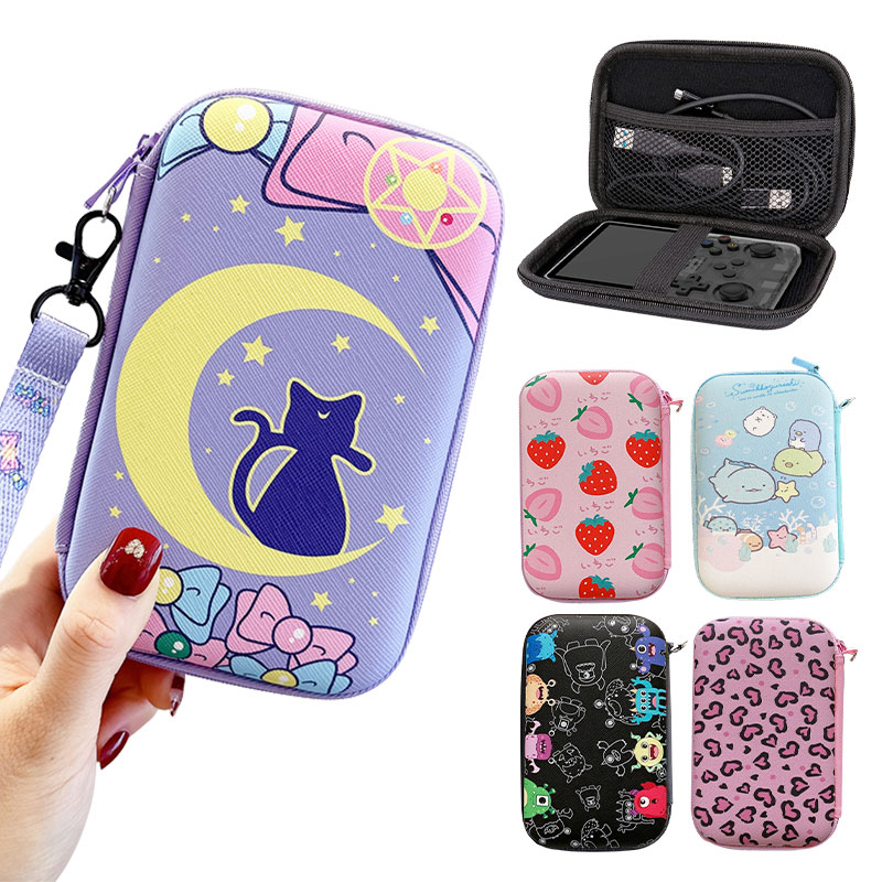 Gaming Console R36 - Lanyards Storage Bag Case For R36S