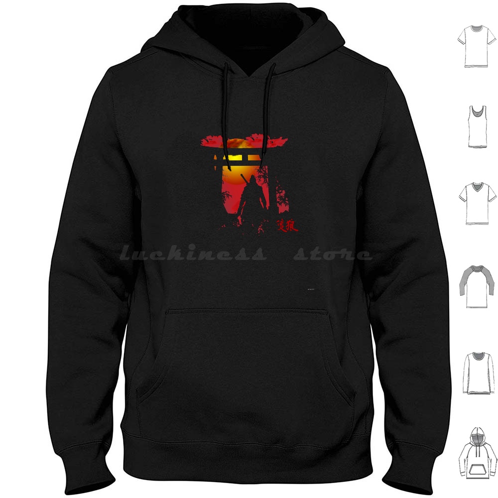 Gaming Console Japan - Sekiro At The Gate Hoodie Cotton