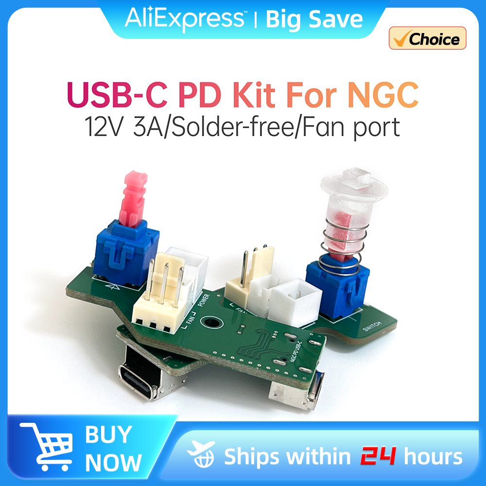 Console Cooling Fan - USB Type-C Power Adapter Kit For