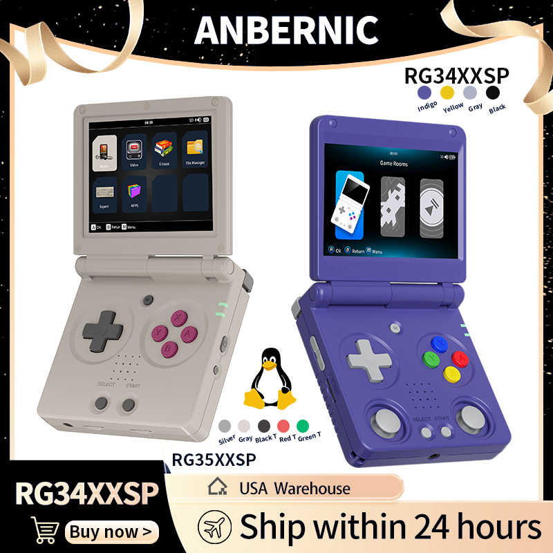 Anbernic RG34XXSP RG35XXSP Fli - Gaming Console Deals recension och pris