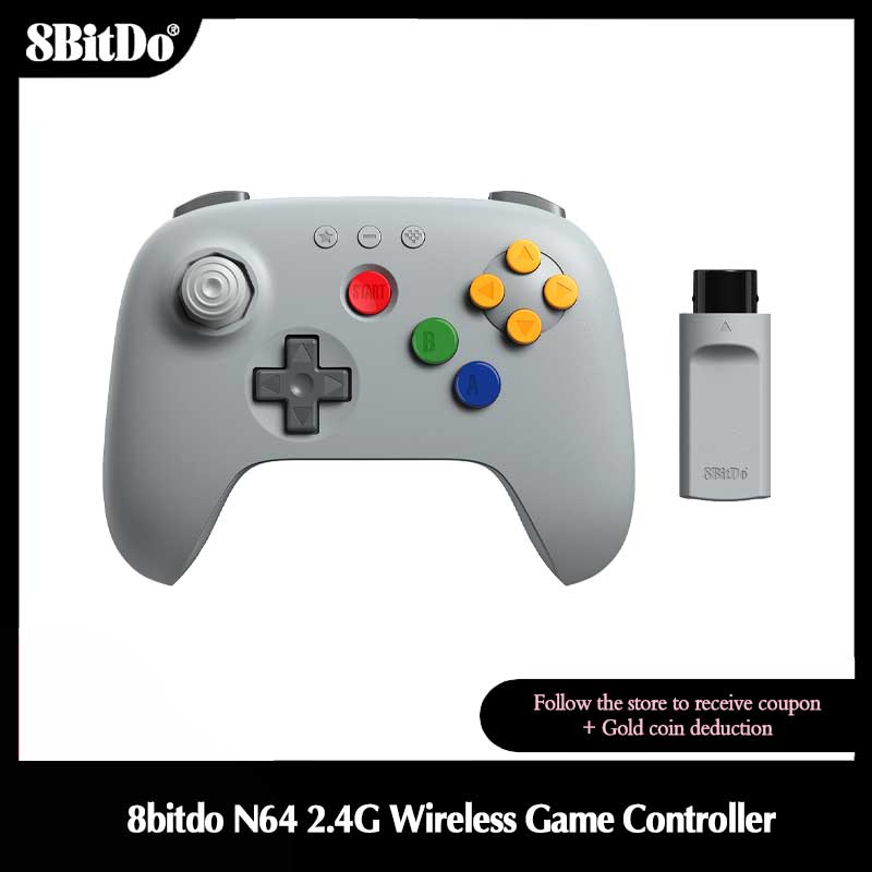 8BitDo N64 2.4G Wireless Gamin - Gaming Console Windows recension och pris