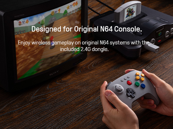 8BitDo N64 2.4G Wireless Gamin - Gaming Console Windows recension och pris