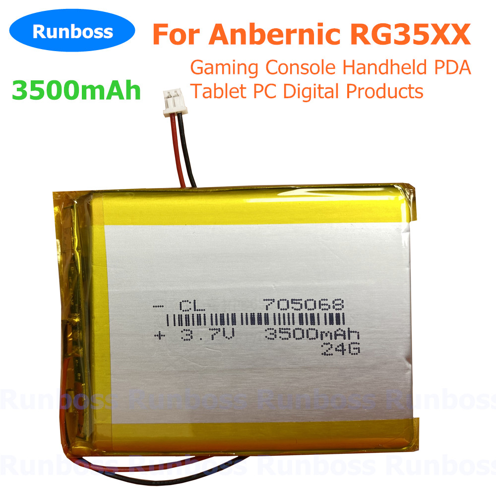 3.7V 3500mAh 705068 1.25mm Lit - Gaming Console Bluetooth recension och pris