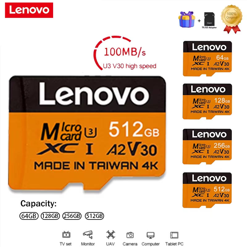 Lenovo Secure 512GB SD Cards M - Gaming Console And Monitor recension och pris