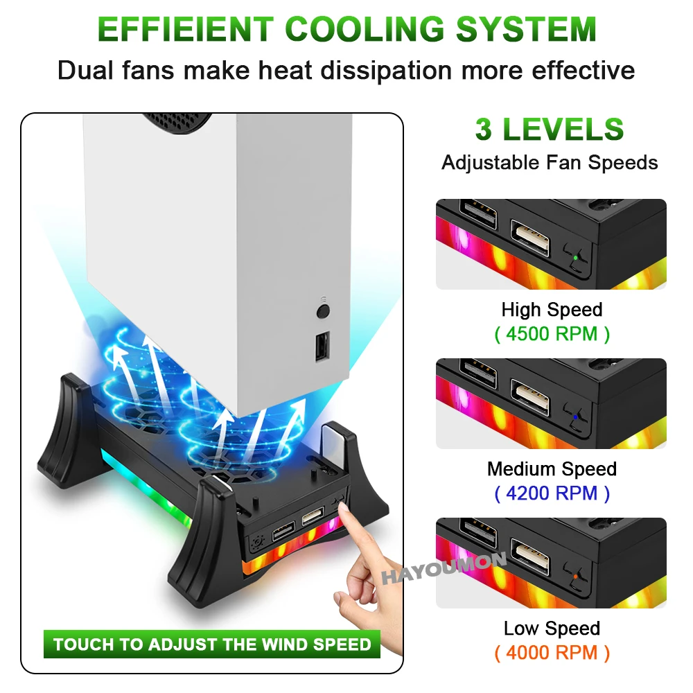 White Game Console Holder Cool - Console Cooling Fan recension och pris