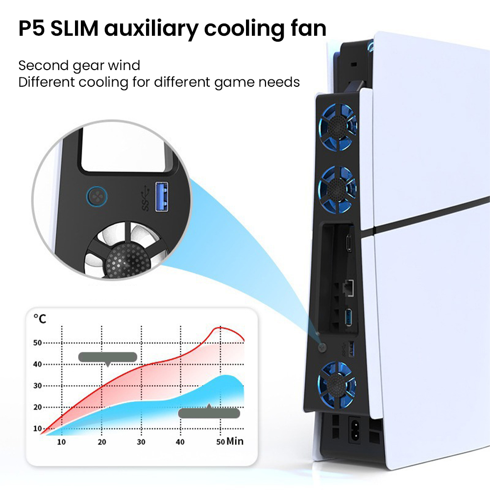 Gaming Cooler Fan Efficient Co - Console Cooling Fan recension och pris