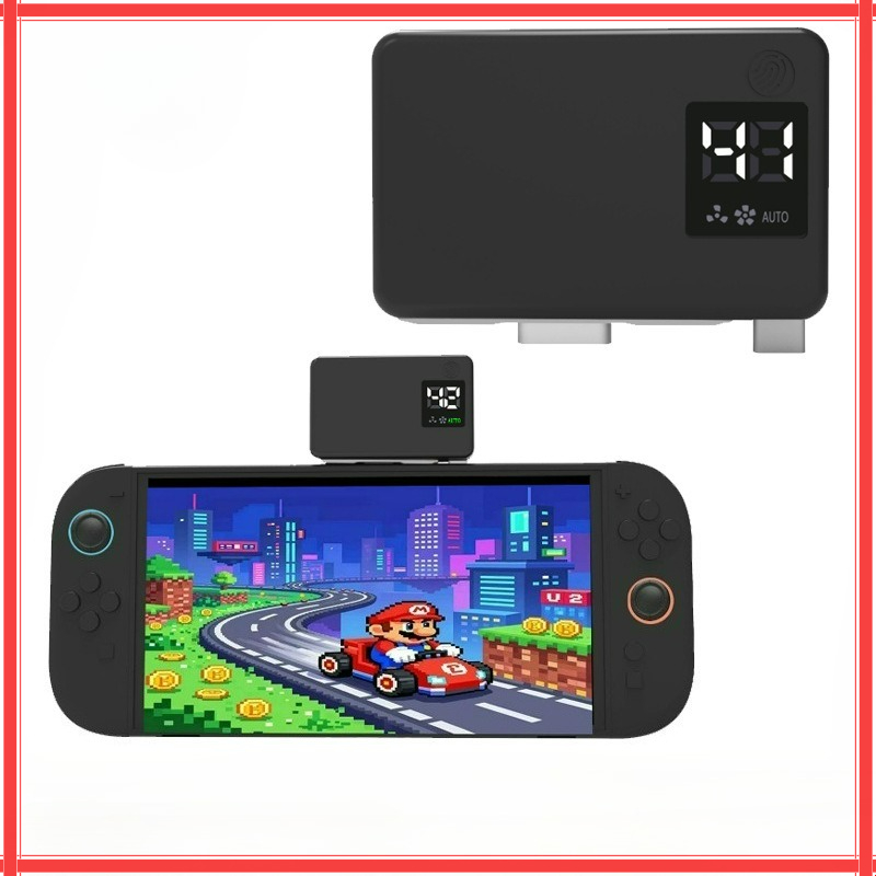 Switch 2 Smart Cooling Fan wit - Console Cooling Fan recension och pris