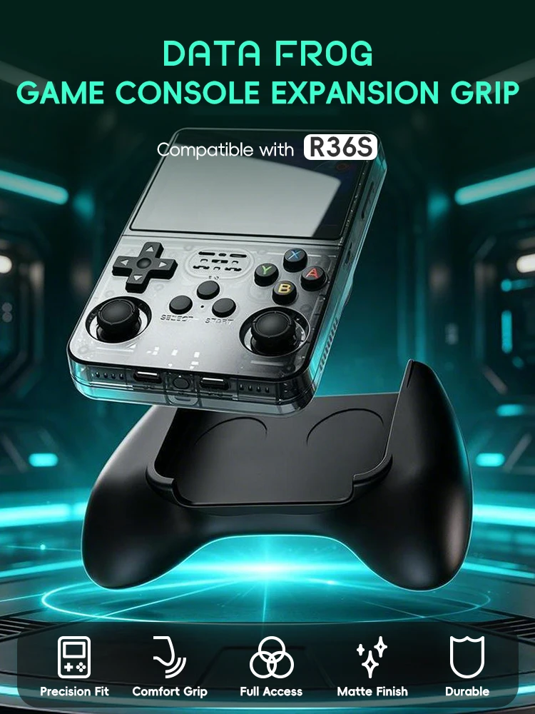 Data Frog R36S Game Grip Ergon - Gaming Console Retro Handheld recension och pris