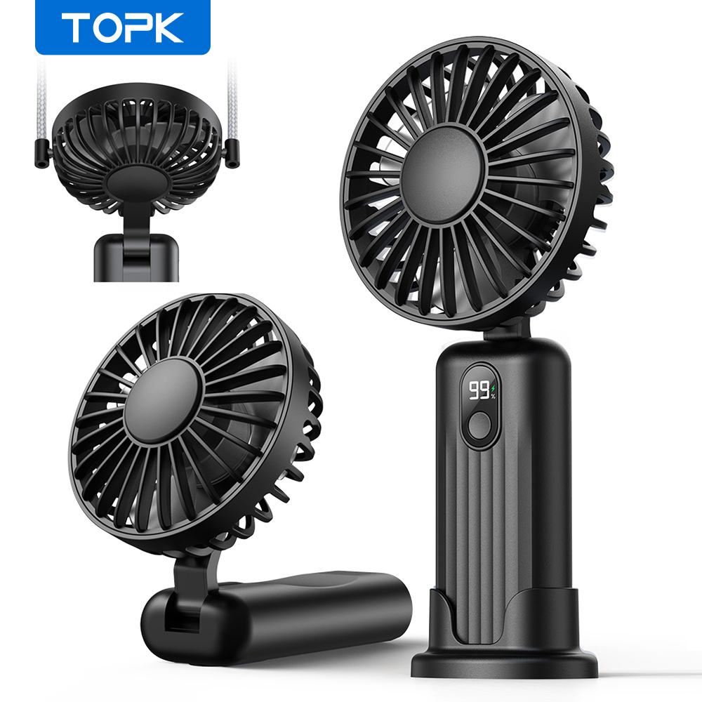 TOPK Portable Mini Fan,2400mAh - Gaming Console K36 recension och pris