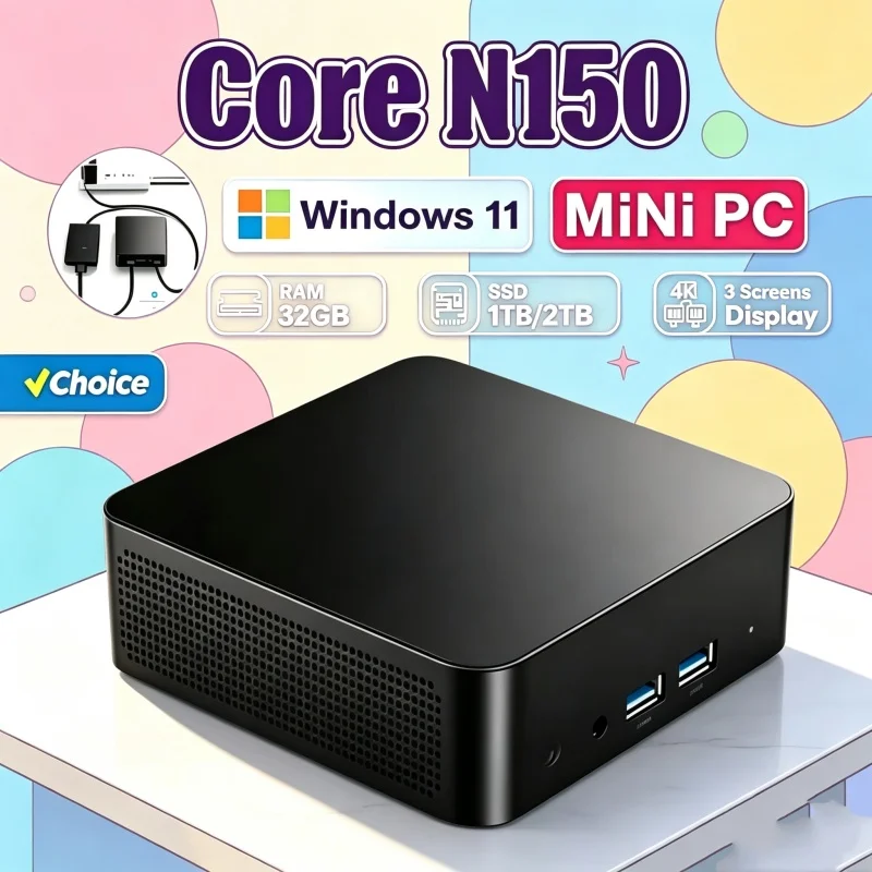 2026 Neat Core N150 MINI PC Wi - Gaming Console Windows recension och pris