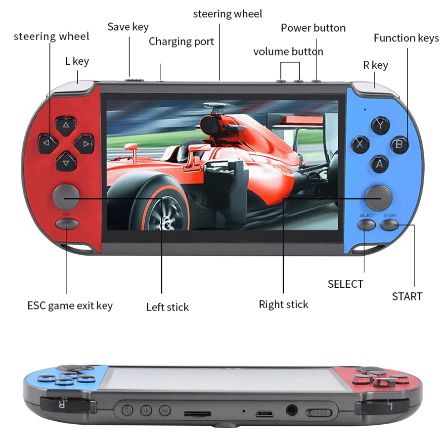 Portable Handheld Videogame TV - Gaming Console For 7 Year Old recension och pris