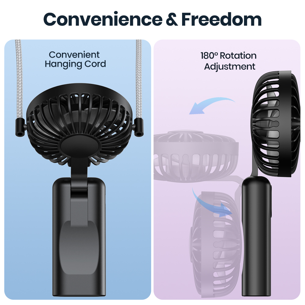 TOPK Portable Mini Fan,2400mAh - Gaming Console K36 recension och pris
