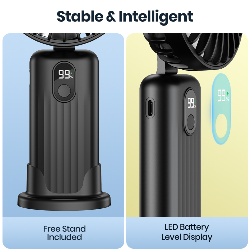 TOPK Portable Mini Fan,2400mAh - Gaming Console K36 recension och pris