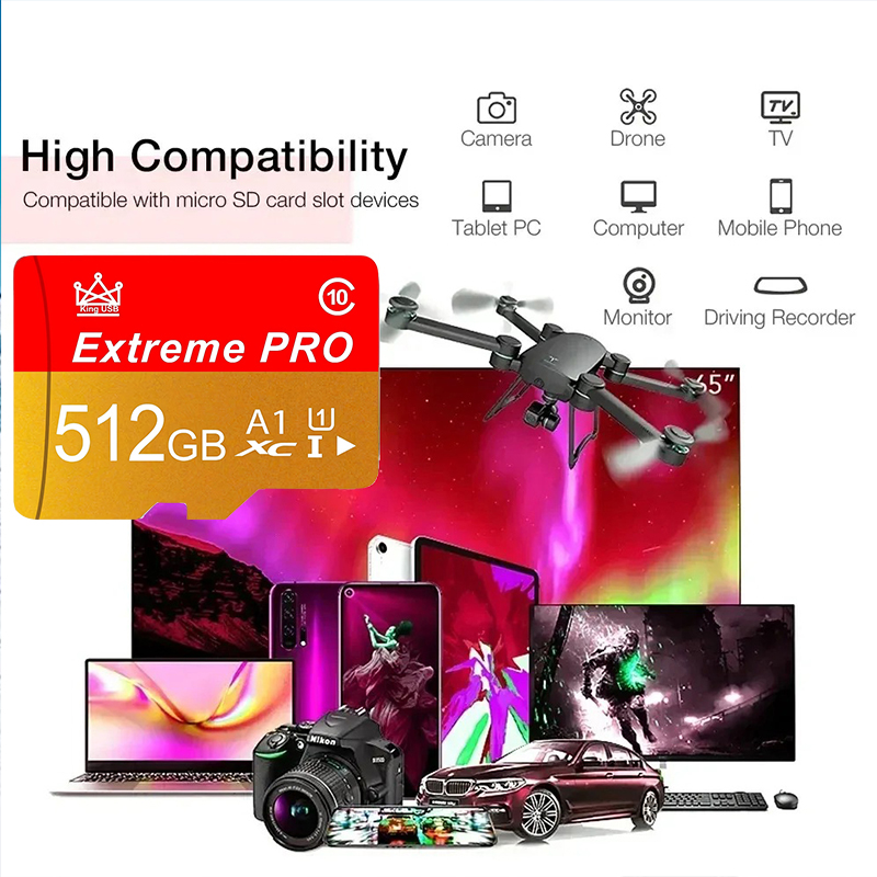 Premium SD Cards 512GB 256GB 3 - Gaming Console And Monitor recension och pris
