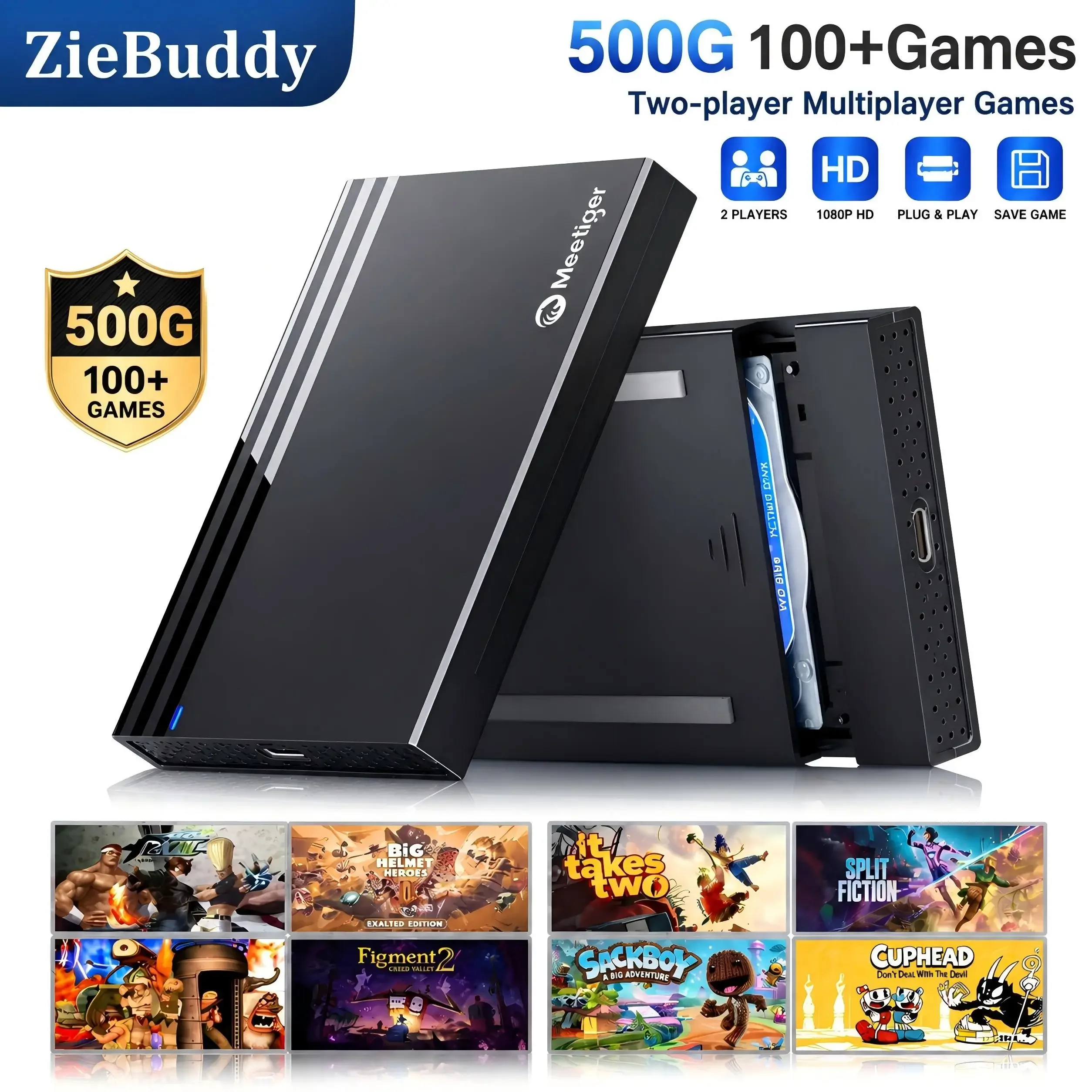 ZieBuddy 500GB Gaming Console  - Gaming Console Windows recension och pris