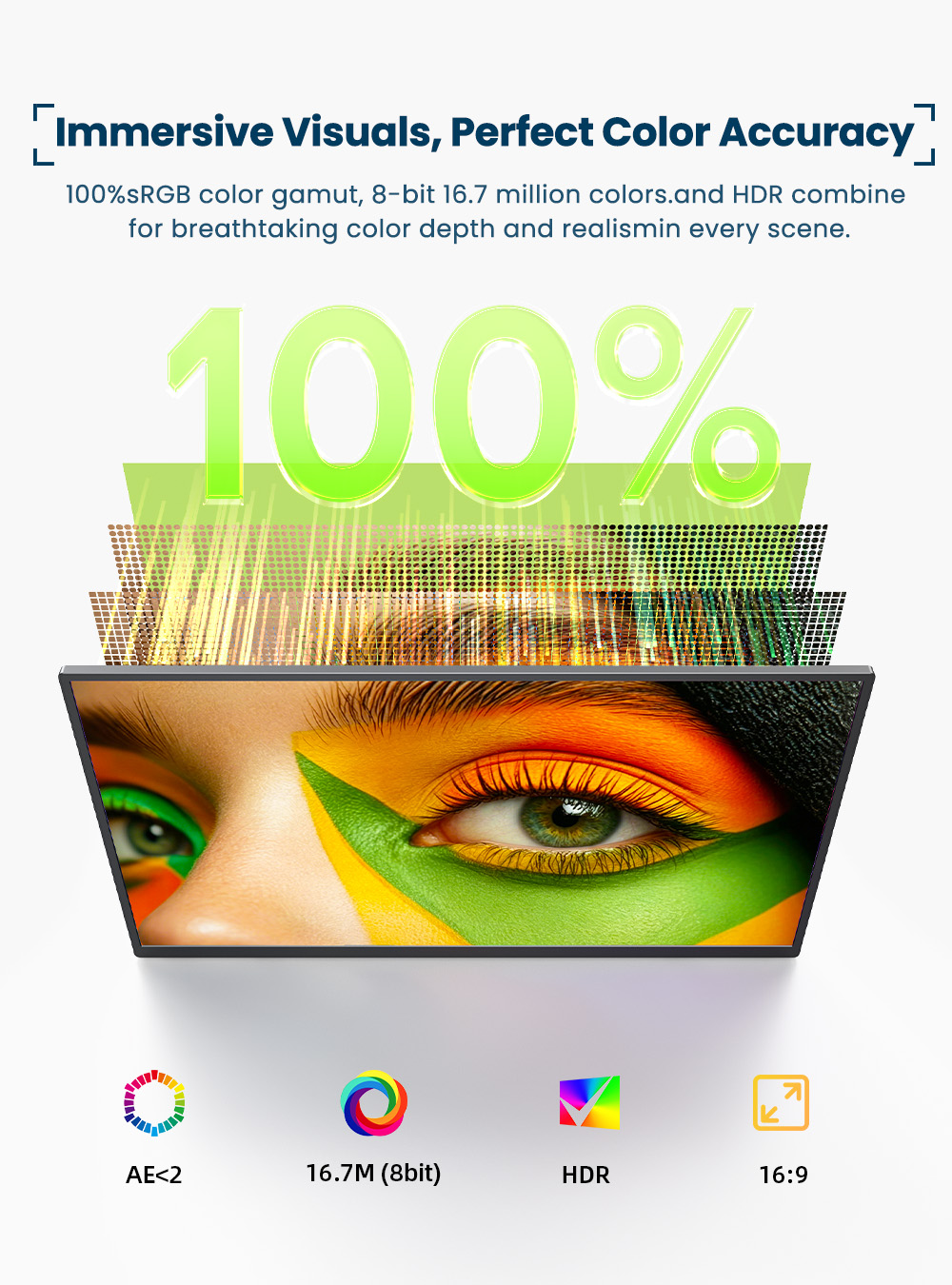 EVICIV 4K Portable Monitor 10- - Gaming Console And Monitor recension och pris