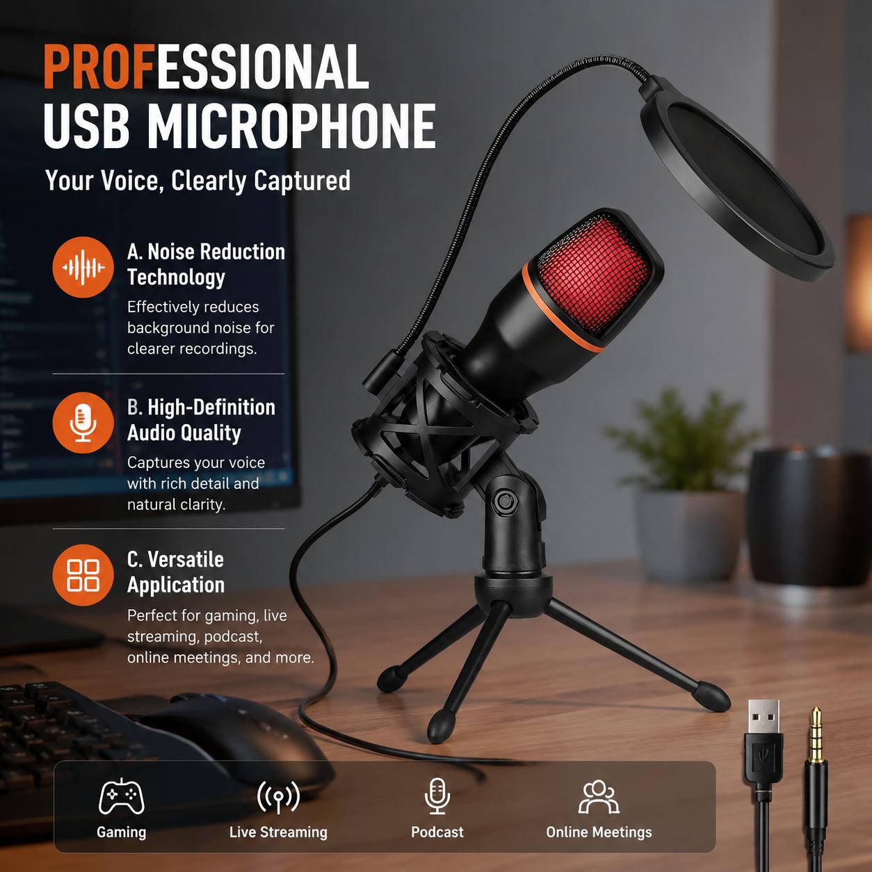 Professional Gaming USB Cardio - Gaming Console High Quality recension och pris