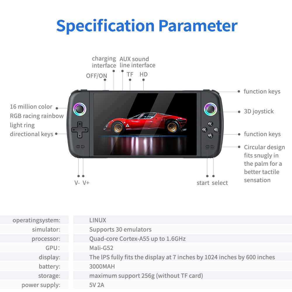 NEW M27 7 Inch IPS Screen  Han - Gaming Console Windows recension och pris