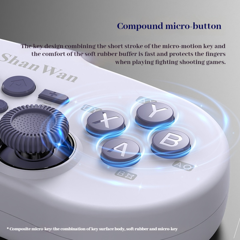 Shanwan Q38 Pocket Game Contro - Gaming Console Bluetooth recension och pris