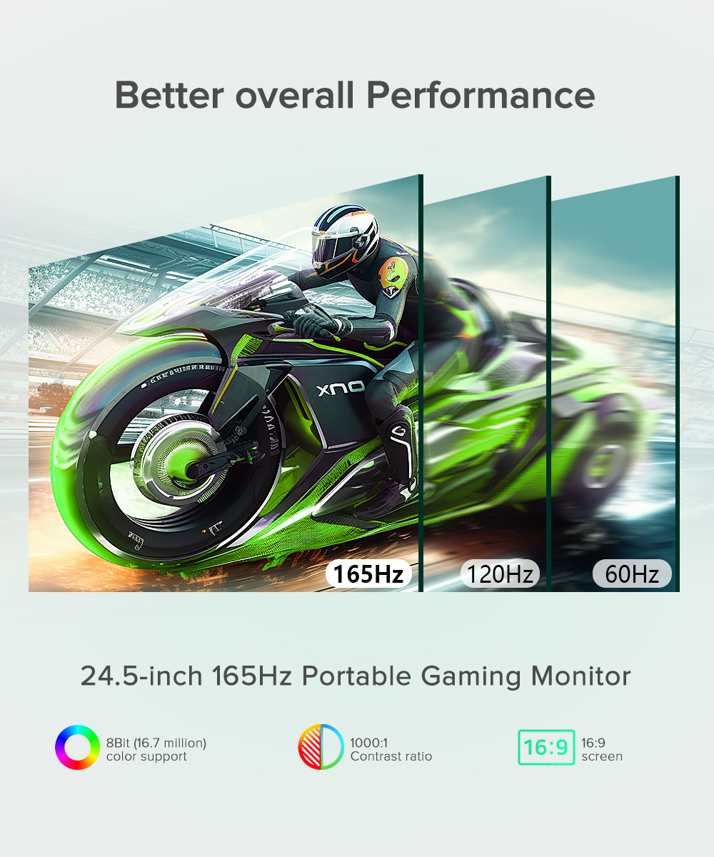 UPERFECT 24.5' 2K Computer Dis - Gaming Console And Monitor recension och pris