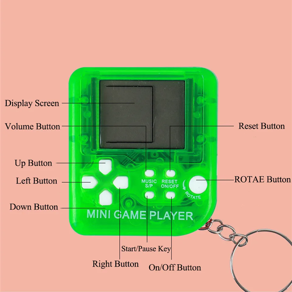 Retro Mini Handheld Game Playe - Gaming Console For 7 Year Old recension och pris