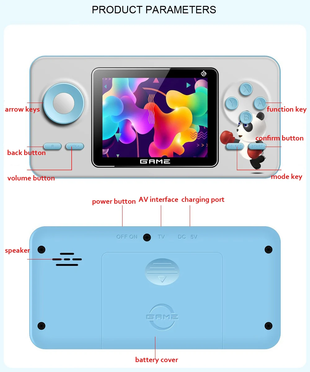 New S5 Mini Retro Video Gaming - Gaming Console For 7 Year Old recension och pris
