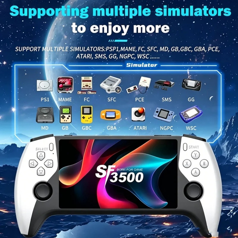 SF3500 5 inch Handheld Game Co - Gaming Console Deals recension och pris