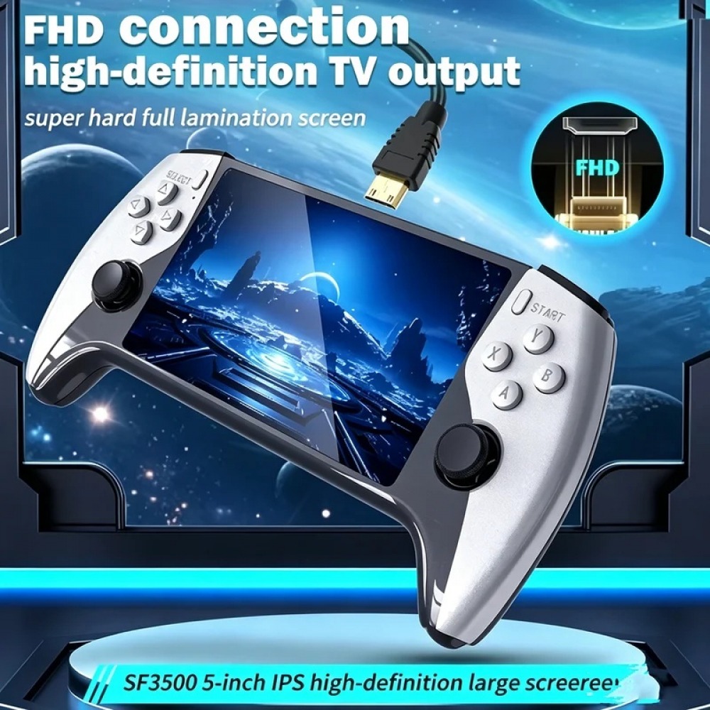 SF3500 5 inch Handheld Game Co - Gaming Console Deals recension och pris